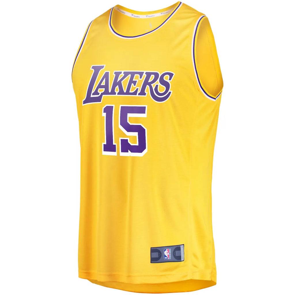 association Fanatics Reaves Lakers Gold Jersey - Hình 3