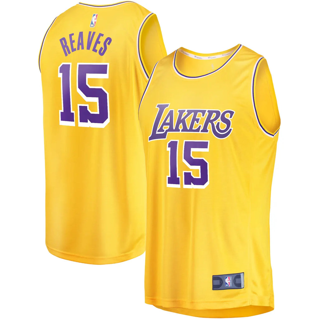 Fanatics Reaves Lakers Gold Jersey association