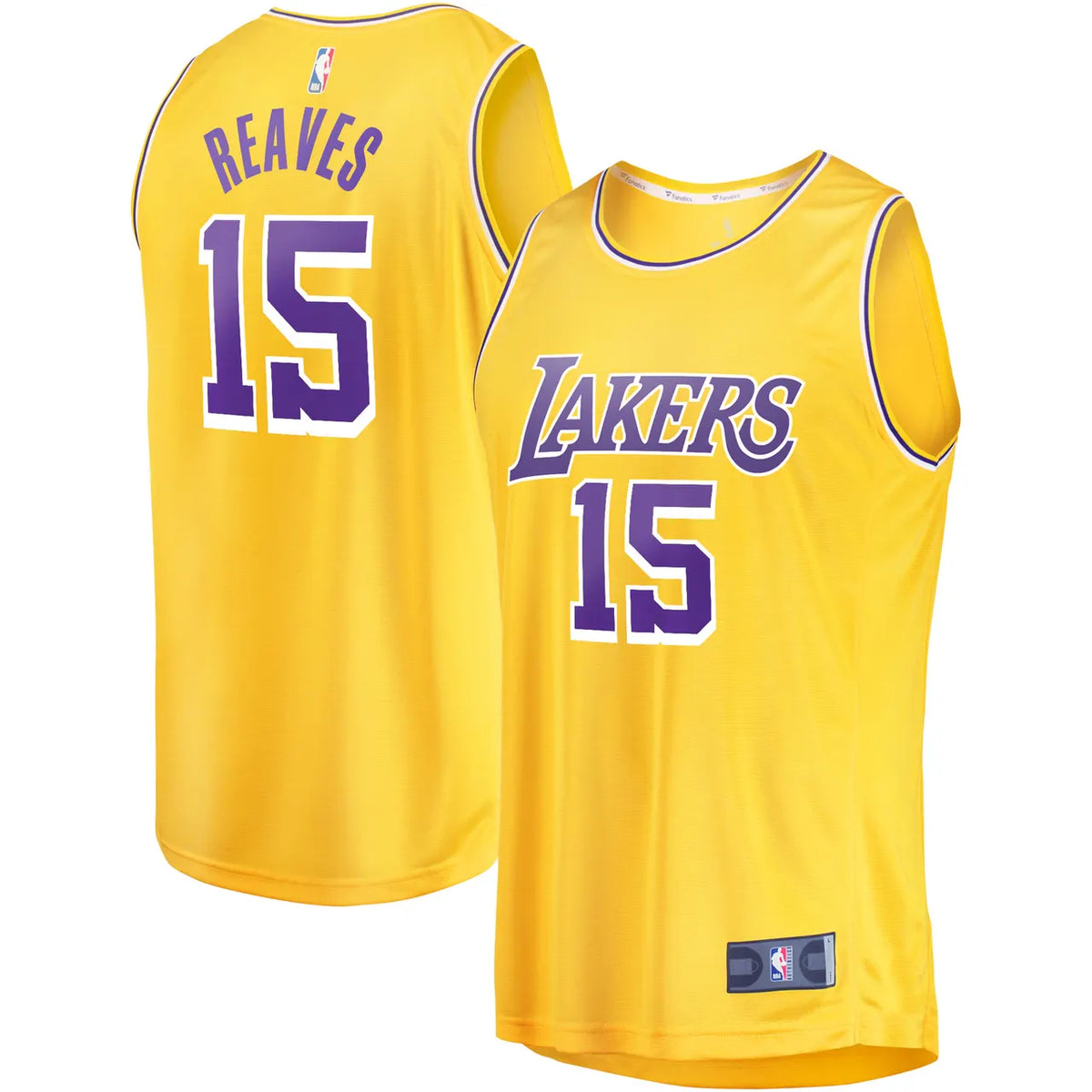 Fanatics Reaves Lakers Gold Jersey association