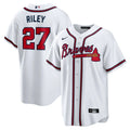 Nike Riley Braves White Home Jersey