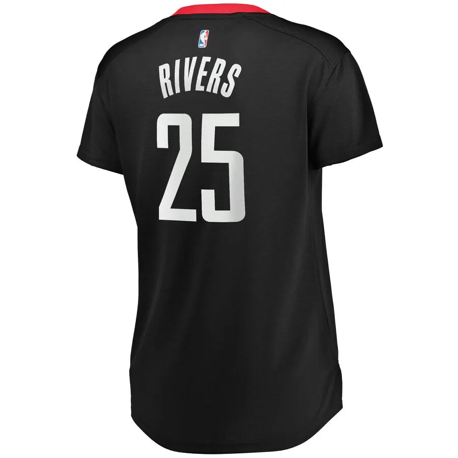 Rivers Rockets Black Jersey - Hình 3