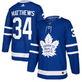 royal Adidas Matthews Leafs Jersey