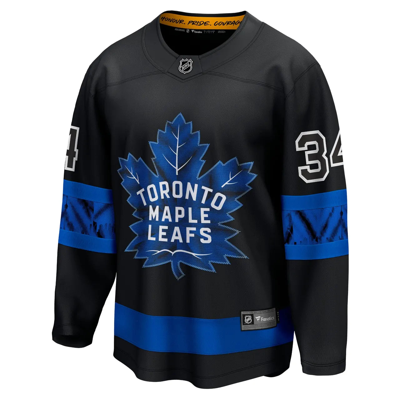 fanatics Matthews Maple Leafs Black Jersey - Hình 4