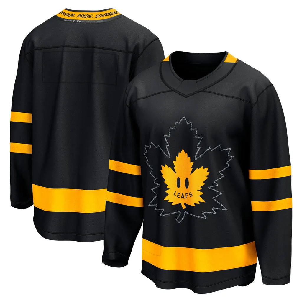 fanatics Matthews Maple Leafs Black Jersey - Hình 3