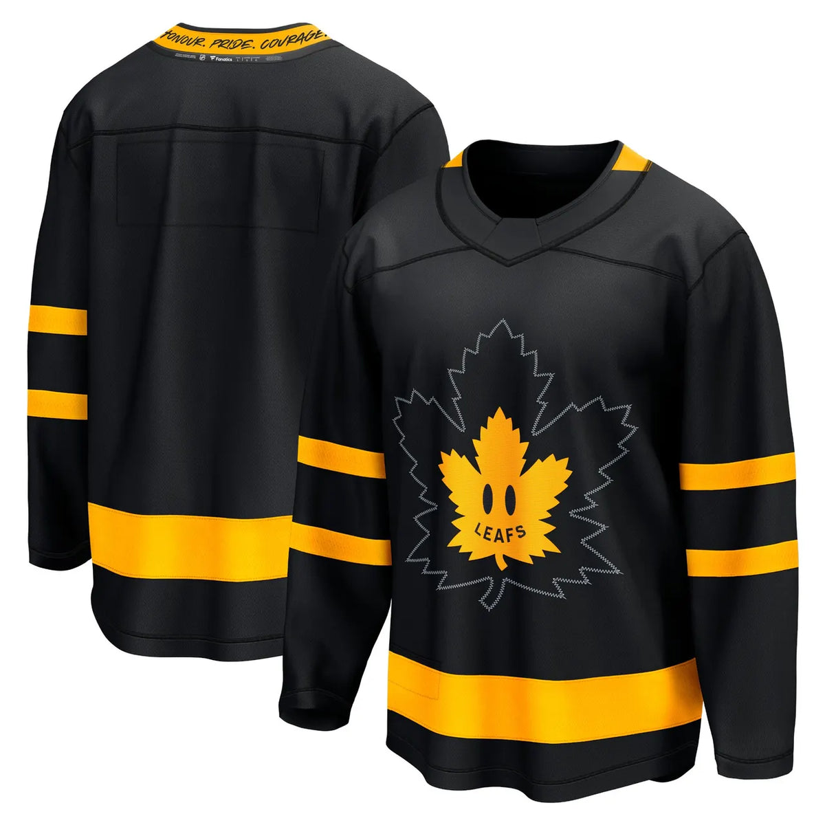 fanatics Matthews Maple Leafs Black Jersey - Hình 3
