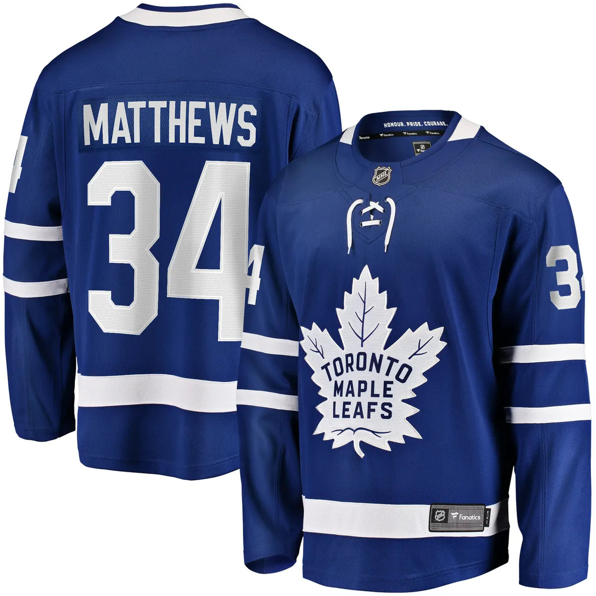 Matthews Leafs Blue Jersey fanatics