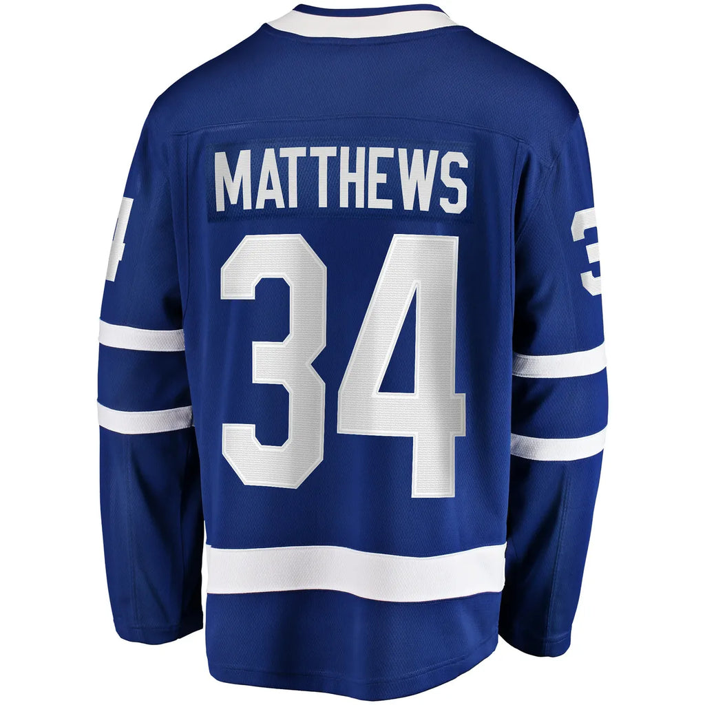 Matthews Leafs Blue Jersey fanatics - Hình 4