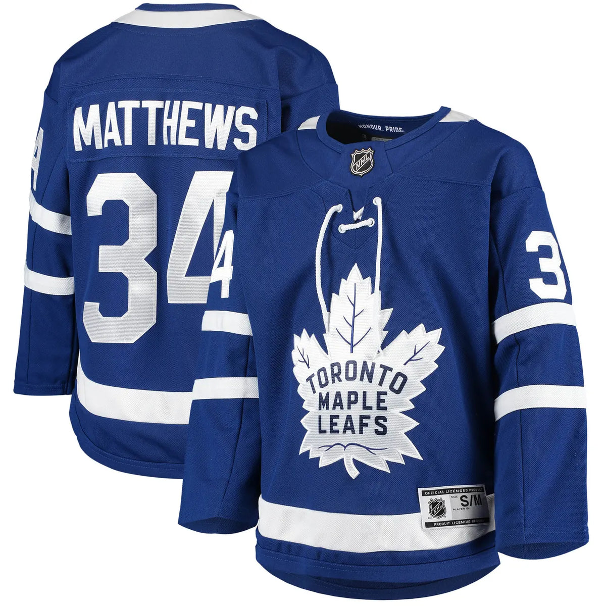 Matthews Leafs Adidas Blue Jersey