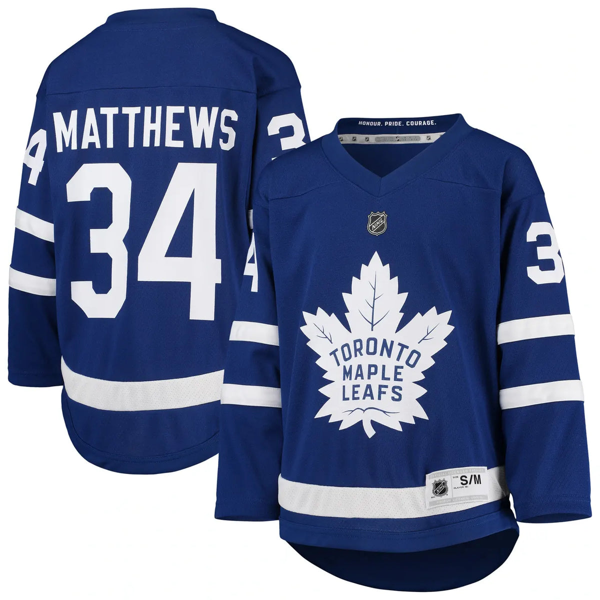 adidas Matthews Leafs Blue Jersey - Hình 2