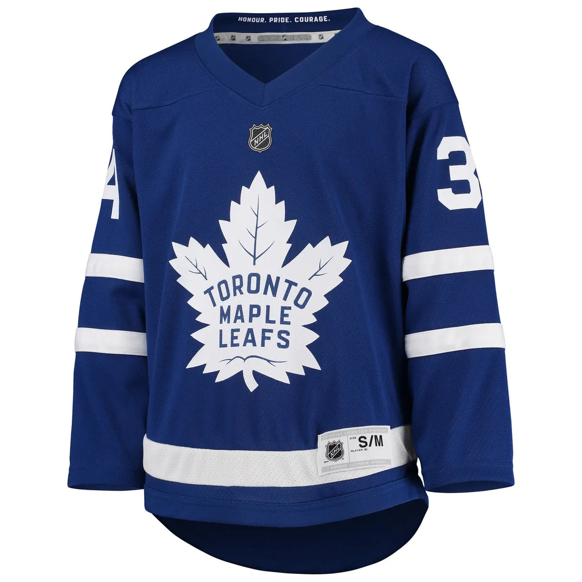 adidas Matthews Leafs Blue Jersey - Hình 3