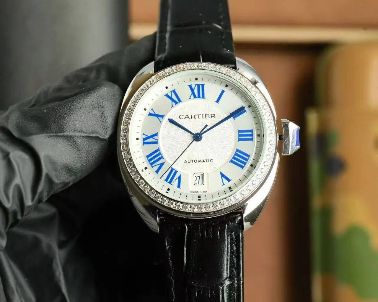 Cartier Ronde Louis Automatic Watch - Hình 5