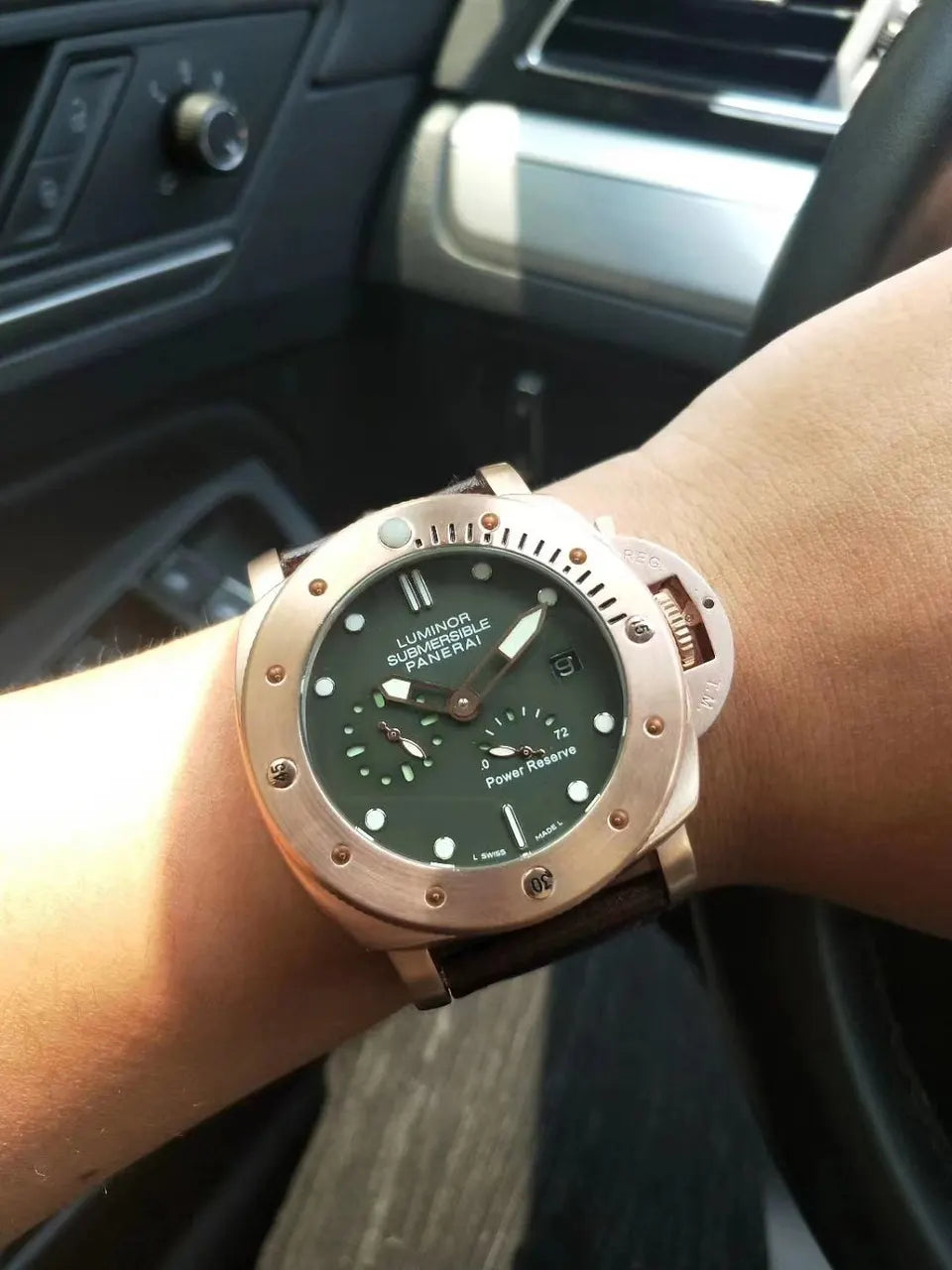 Panerai Olive Green Dial - Hình 6