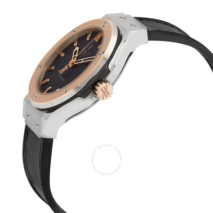 Hublot Steel Rose Gold Leather - Hình 2