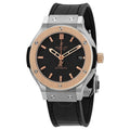 Hublot Steel Rose Gold Leather