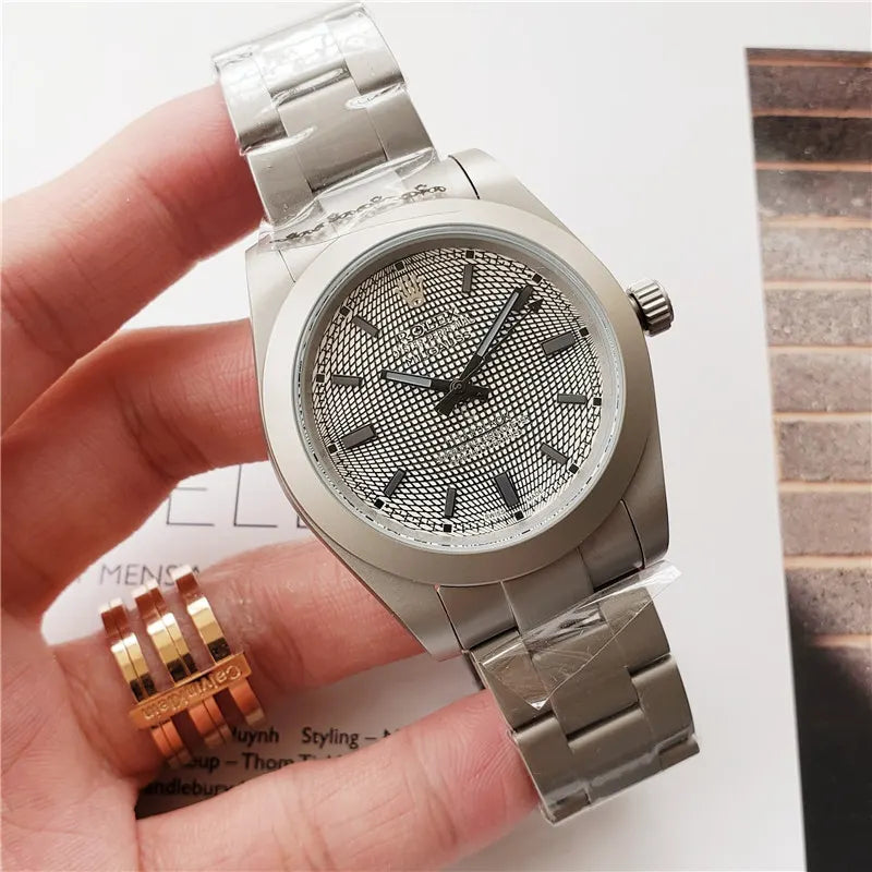 Rolex Milgauss Silver Grid - Hình 8