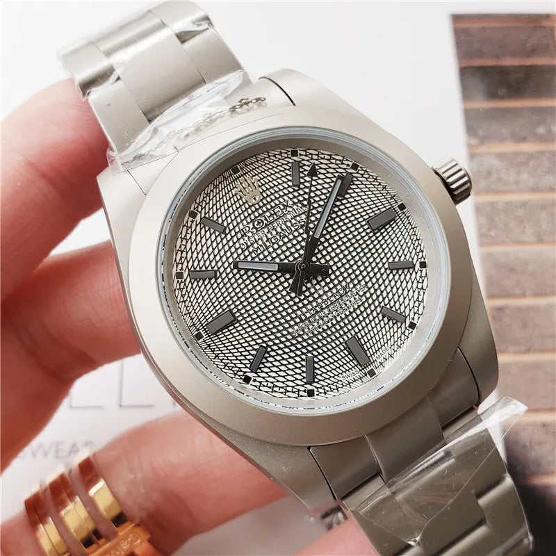 Rolex Milgauss Silver Grid - Hình 4