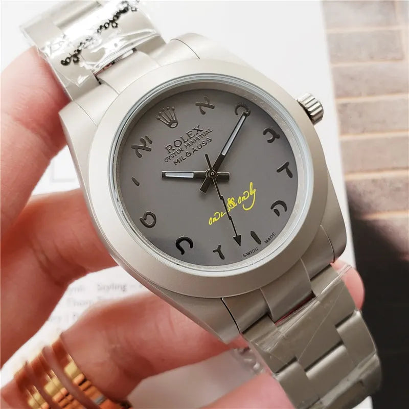 Rolex Milgauss Gray Arabic - Hình 4