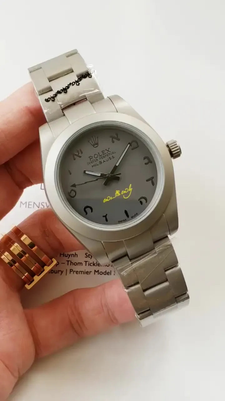 Rolex Milgauss Gray Arabic - Hình 2