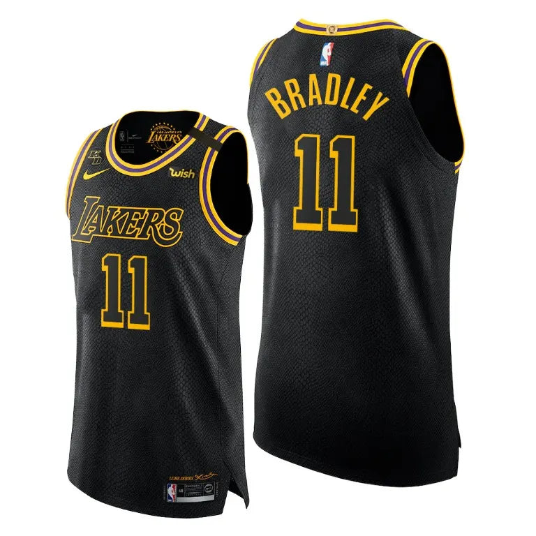 nike Bradley Lakers Black Jersey