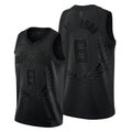 nike city Johnson Spurs Black Jersey