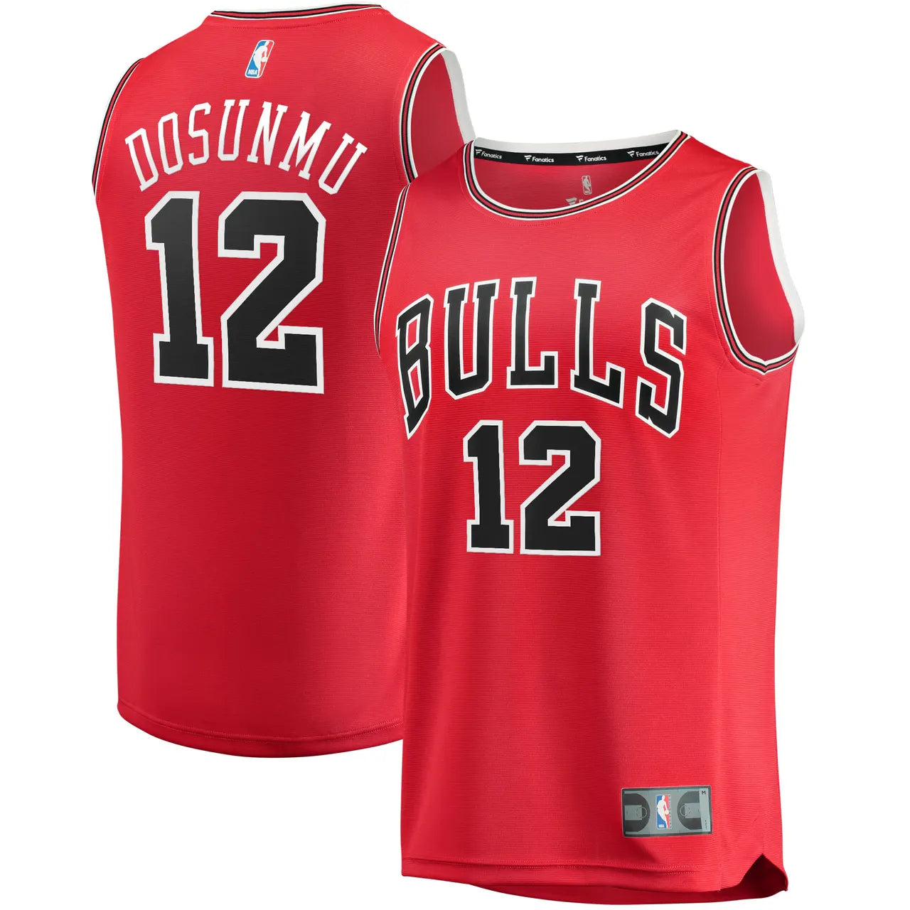 fanatics Dosunmu Bulls Red Jersey
