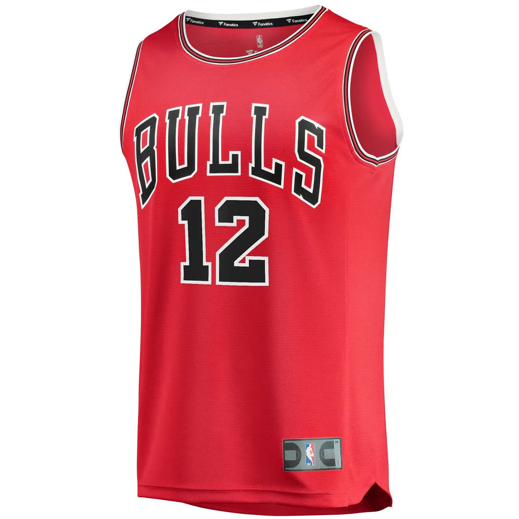 fanatics Dosunmu Bulls Red Jersey - Hình 3