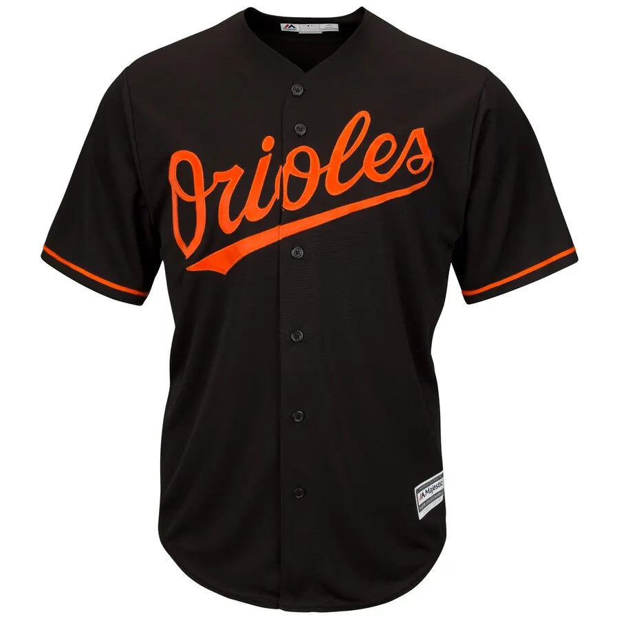 Orioles Black Jersey Orange Trim - Hình 2
