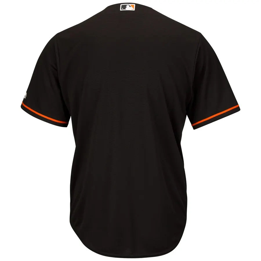 Orioles Black Jersey Orange Trim - Hình 3