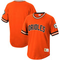 mitchell Orioles Orange Throwback Jersey