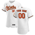 nike Orioles White Home Custom Jersey