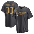 Orioles Gray Custom Jersey