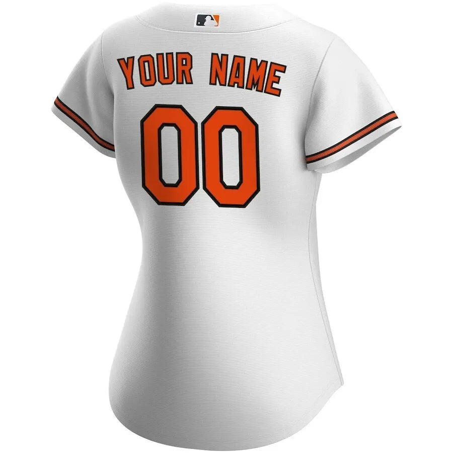 Orioles White Home Custom Jersey - Hình 3