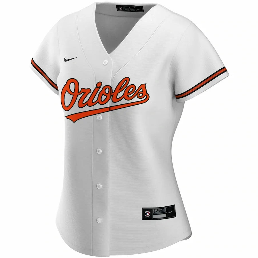 Nike Women's Orioles White Home Jersey - Hình 2