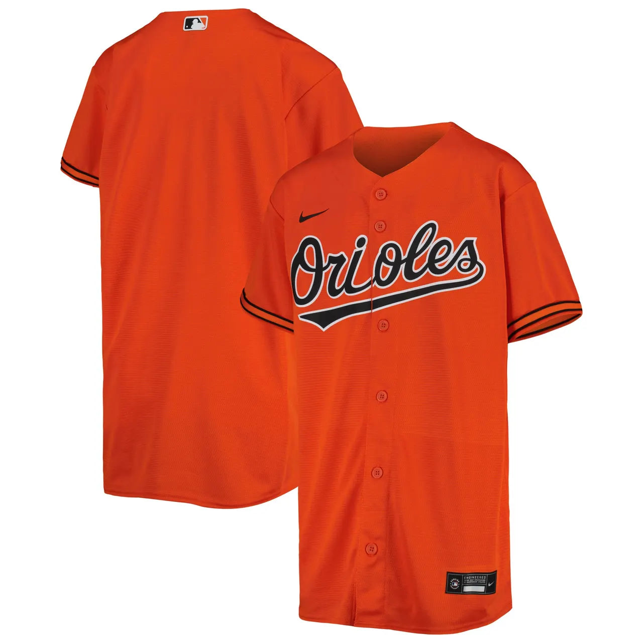 Nike Orioles Orange Jersey - Hình 2