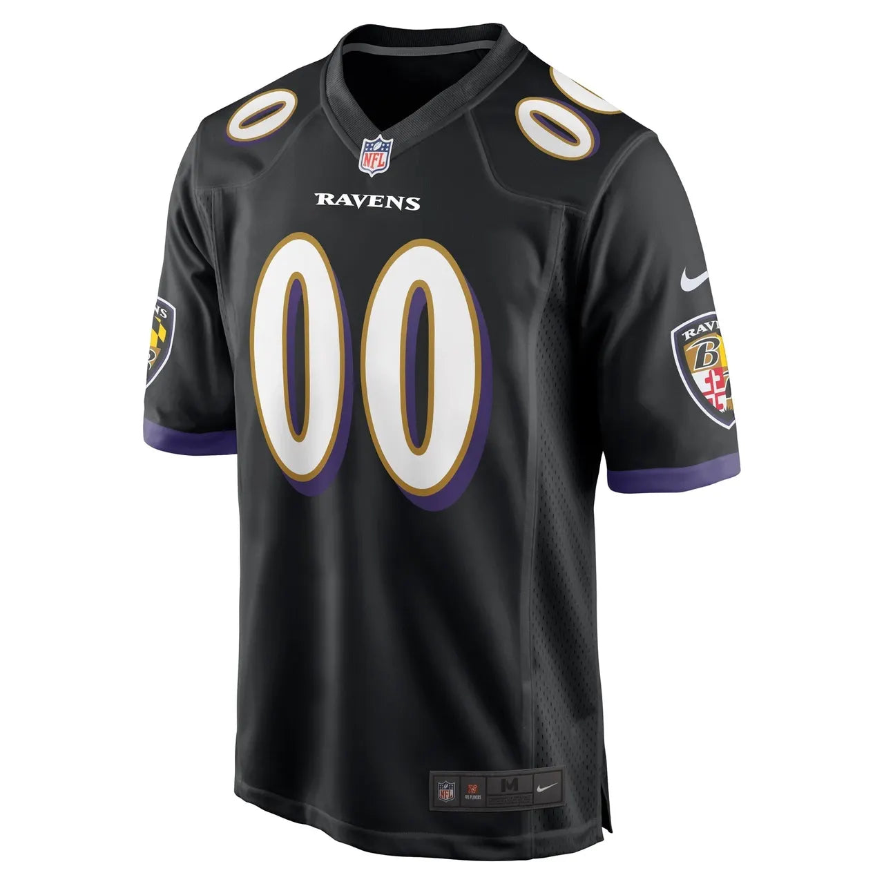 Custom Ravens Black Jersey - Hình 3