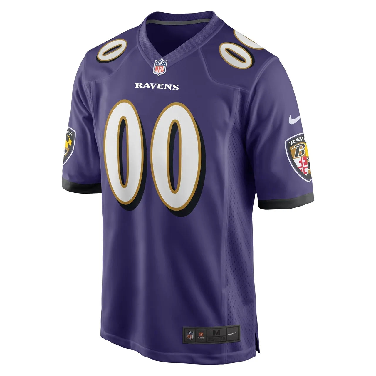 nike name Ravens Purple Custom Jersey - Hình 2