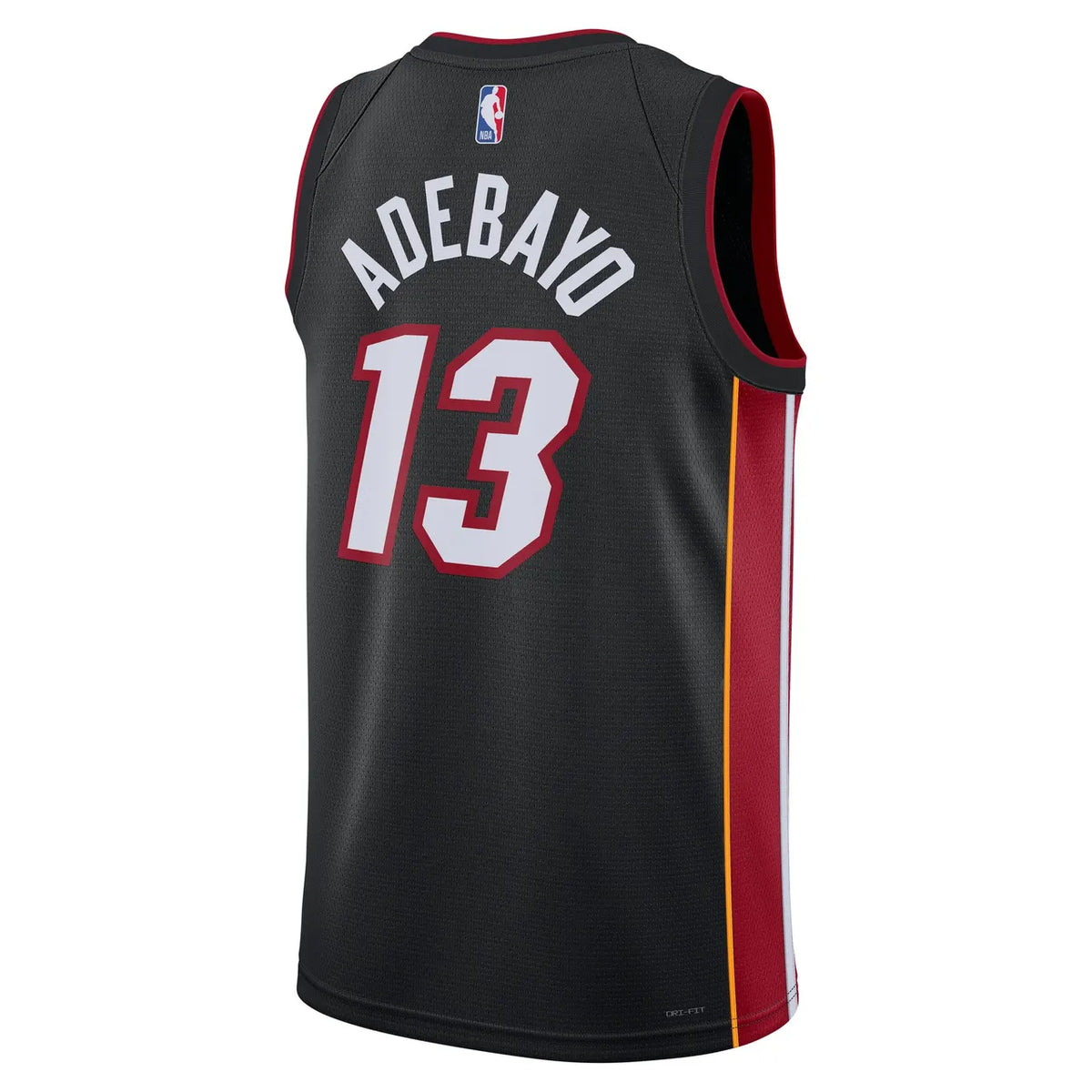 nike miami Adebayo Heat Black Jersey - Hình 4