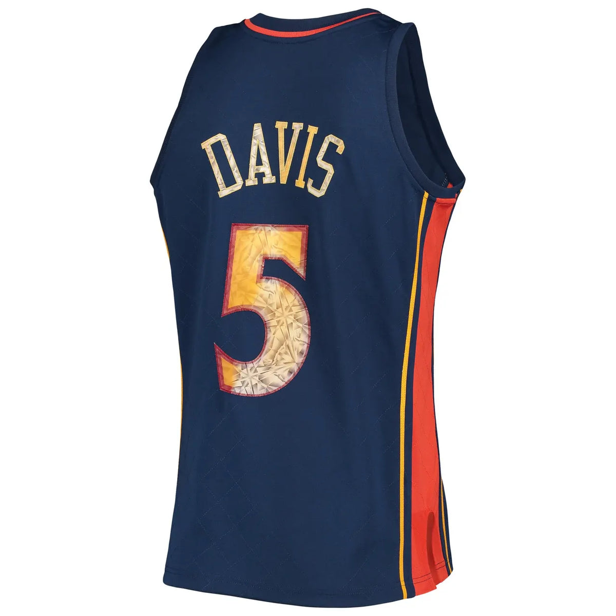 Mitchell & Ness Davis Warriors Navy Jersey - Hình 4