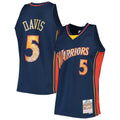 Mitchell & Ness Davis Warriors Navy Jersey