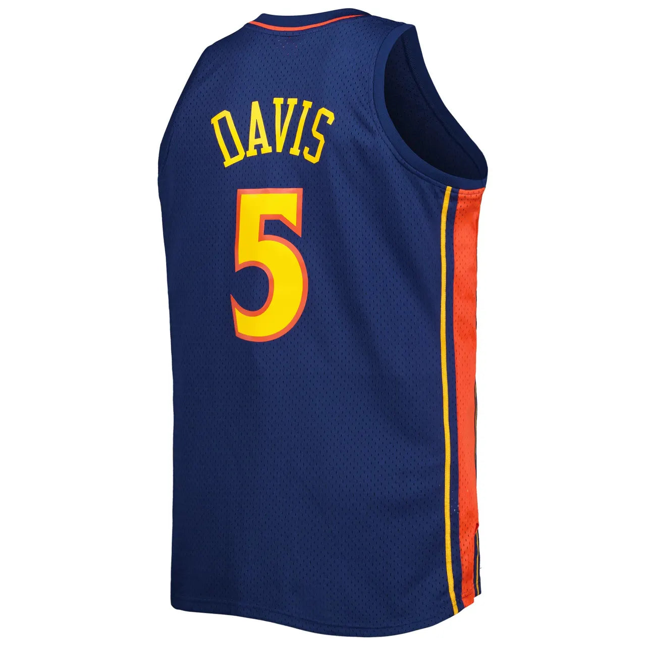 hardwood Mitchell & Ness Davis Warriors Jersey - Hình 4