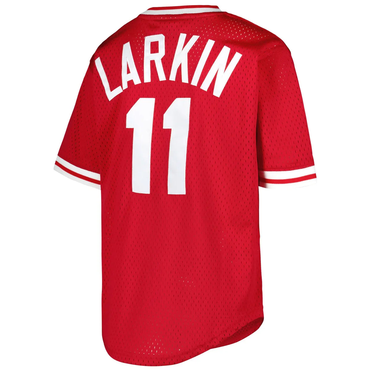 Mitchell & Ness Larkin Reds Red Jersey - Hình 4