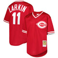 Mitchell & Ness Larkin Reds Red Jersey