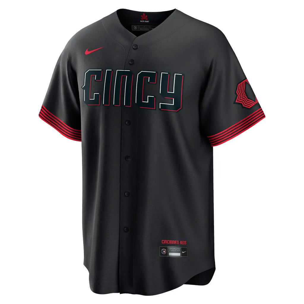 Larkin Reds Black Jersey nike - Hình 3