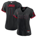 alternate Nike Larkin Reds Black Jersey