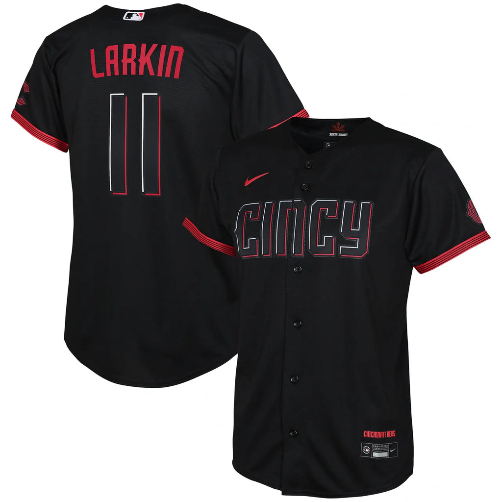 Nike Larkin Reds Black Alternate Jersey