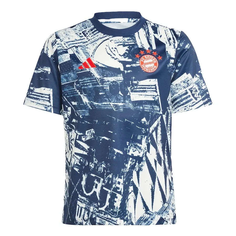 Bayern Munich Navy Graffiti Jersey - Hình 2