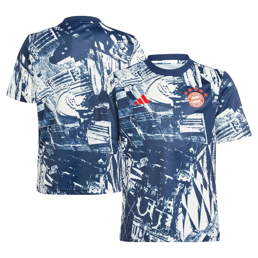 Bayern Munich Navy Graffiti Jersey