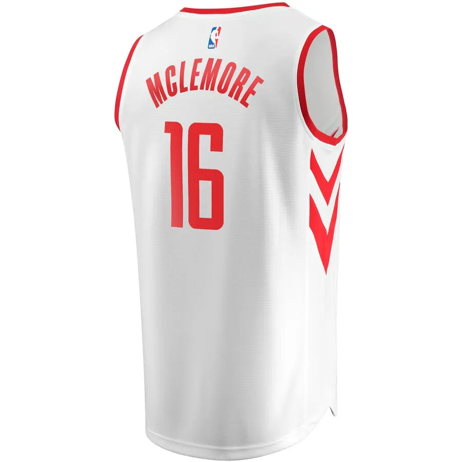 fanatics McLemore Rockets White Jersey - Hình 3