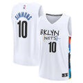 city Fanatics Simmons Nets White Jersey