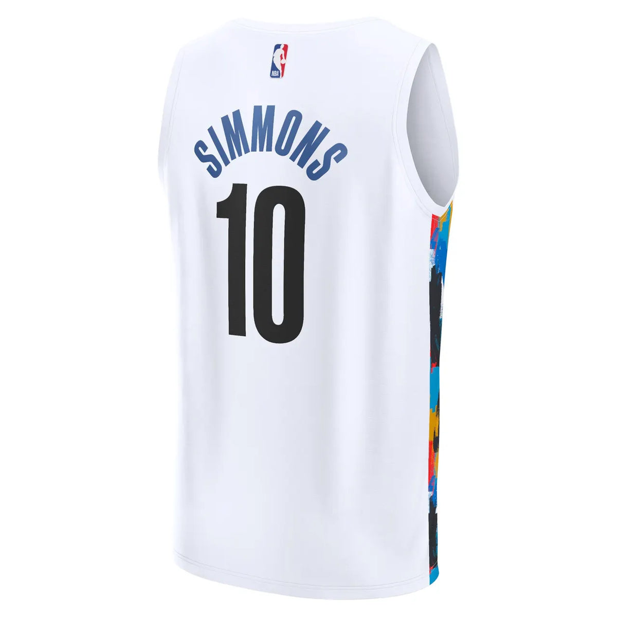 city Fanatics Simmons Nets White Jersey - Hình 4